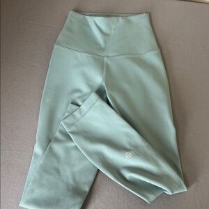 Lululemon leggings Mint Green High-Waisted Leggings